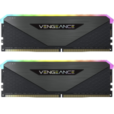 Модуль памяти для компьютера DDR4 32GB (2x16GB) 3600 MHz Vengeance RGB RT Black Corsair (CMN32GX4M2Z3600C18)