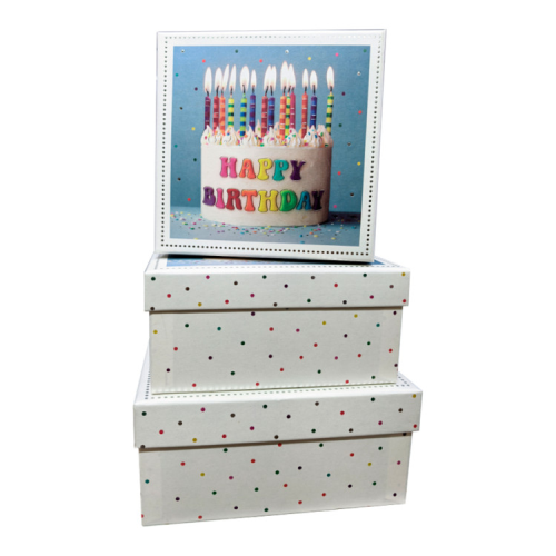 Подарункова коробка Buromax 3 шт тиснення фольгою (BM.23334)