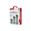 Дата кабель USB-C to USB-C cablekit-cc.black Promate (cablekit-cc.black)