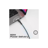 Дата кабель USB-C to USB-C cablekit-cc.black Promate (cablekit-cc.black)