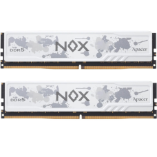 Модуль пам'яті для комп'ютера DDR5 32GB (2x16GB) 6000 MHz NOX White Apacer (AH5U32G60C622MWAA-2)