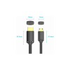 Кабель мультимедійний HDMI M to HDMI mini M 2.0m V2.0 4K60Hz 18Gbps HDR Dolby Vention (AGHBH)