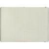 Книга записна Buromax Etalon 125x195 мм 96 аркушів в клітинку обкладинка зі штучної шкіри Чорна (BM.291160-01)