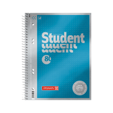 Книга записная Brunnen Колледж-блок А5 Premium металлический блеск, точка, 80 листов (10-671 57)