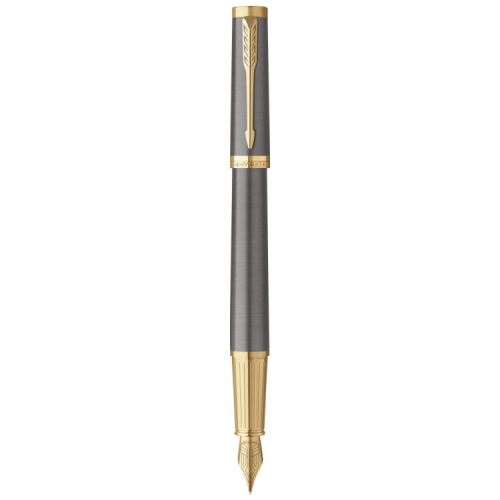 Ручка пір'яна Parker INGENUITY Grey Lacquer GT  FP F (60 411)