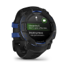 Смарт-часы Garmin Instinct 3, 50mm, AMOLED, Black with Bolt Blue Accents, GPS смарт-годинник (010-03020-03)