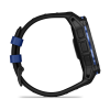 Смарт-часы Garmin Instinct 3, 50mm, AMOLED, Black with Bolt Blue Accents, GPS смарт-годинник (010-03020-03)