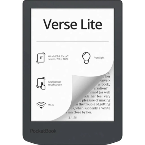 Электронная книга Pocketbook 619 Verse Lite, Midnight Grey (PB619-T-CIS)