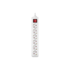 Мережевий фільтр живлення REAL-EL RS-6 Protect M 3m, white (EL122300033)