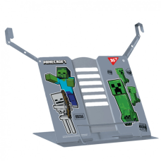 Підставка для книг Yes для книг з додатковими фіксаторами Minecraft метал сіра (470520)