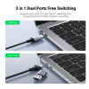 Перехідник USB/USB-C to HDMI 4K/60Hz Ugreen (40189)