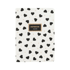 Книга записна Axent A6 Black&White, 60 аркушів клітинка (8711-7-A)