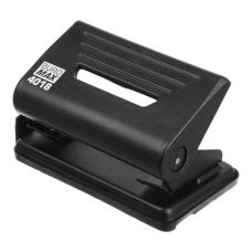 Дырокол Buromax пластиковый, до 12 листов, 110 х 82 х 65 мм, черный (BM.4018-01)