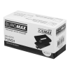 Дырокол Buromax пластиковый, до 12 листов, 110 х 82 х 65 мм, черный (BM.4018-01)