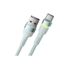 Дата кабель USB 2.0 AM to USB-C 1.0m 3A LED blue Essager (EXCT-XCD03)