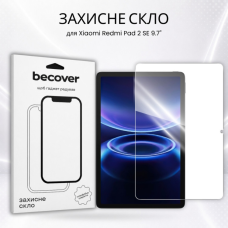 Скло захисне BeCover Xiaomi Redmi Pad 2 SE 9.7" 2026 (715915)