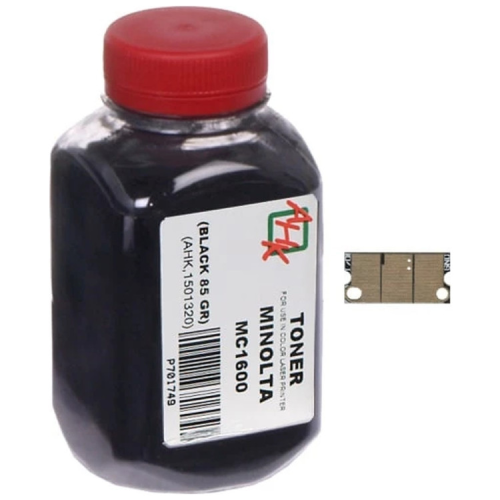 Тонер MINOLTA MC1600/1680 (+chip) Black AHK (1501322)