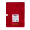 Тижневик Buromax недатований VELOUR, A5, червоний, штуч.шкіра, 336 сторінок (BM.20770-05)