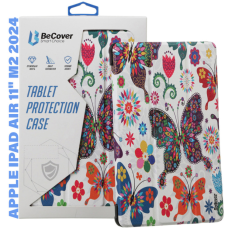 Чохол до планшета BeCover Smart Case Apple iPad Air 11" M2/M3 (2024/2025) Butterfly (711599)