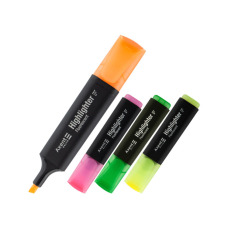 Набір маркерів Axent Highlighter 2537-A, 1-5 мм клиноп., 4 кольора (D2501-40)