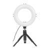 Набор блогера Hama Smartphone Tripod Smart-80 V2, 9.5cм, Bluetooth, LED ring (00004657)