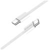 Дата кабель USB-C to USB-C 2.0m (braided cotton) (PD Fast Charging 60W) 3.0А grey ColorWay (CW-CBPDCC068-GR)