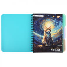 Блокнот Yes А4 Dreamer animals 144 аркуша пластикова обкладинка (681972)