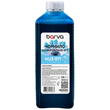 Чернила Barva HP universal 3 1L LCyan, water-soluble (HU3-971)