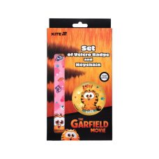 Бейдж Kite набор на липучке и подвеска Garfield (GF25-3010)