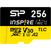 Карта памяти Silicon Power 256GB microSDXC class 10 UHS-I U3 V30 A1 Inspire (SP256GBSTXLA2V1NSP)