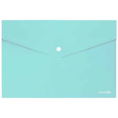 Папка - конверт Economix А4 180 мкм, непрозрачная мятная (E31301-84)