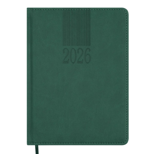 Тижневик Buromax датований 2026 CODE, А5 зелений (BM.2142-04)