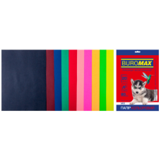 Папір Buromax А4, 80g, DARK+NEON, 10colors, 20sh (BM.2721020-99)