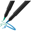 Фломастери Faber-Castell пензлики Black Edition, 10 кольорів (32355)