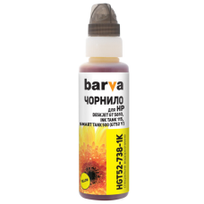 Чернила Barva HP GT52 Y 100 мл, OneKey (1K) (HGT52-738-1K)