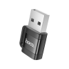 Перехідник UA31D USB M to USB-C F USB2.0 Black HOCO (6942007628143)