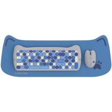 Комплект Canyon HSET-W6 Kitty Edition Wireless UA Blue (CNS-HSETW6BL)