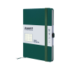 Книга записна Axent Partner Prime 145x210 мм 96 аркушів, клітинка зелений ліс (8305-61-A)