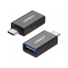 Перехідник OTG USB 3.0 AF to USB-C US173 black Ugreen (20808)
