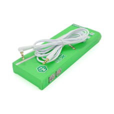 Кабель мультимедийный 3.5mm M to 3.5mm M 2.0m white iKAKU (YT-AUXGJ(M)/(M)-KSC-522-W)