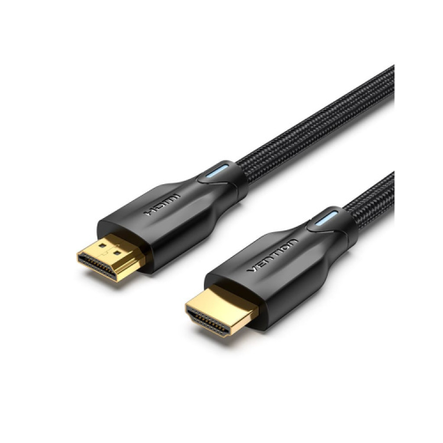 Кабель мультимедійний HDMI M to HDMI M 3.0m 8K cotton braided black Vention (AAUBI)