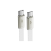 Дата кабель USB-C to USB-C 1.2m 60W 3A nylon white Acefast (6974316286257)