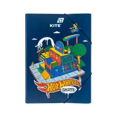 Папка на резинках Kite A4 Hot Wheels (HW25-247)
