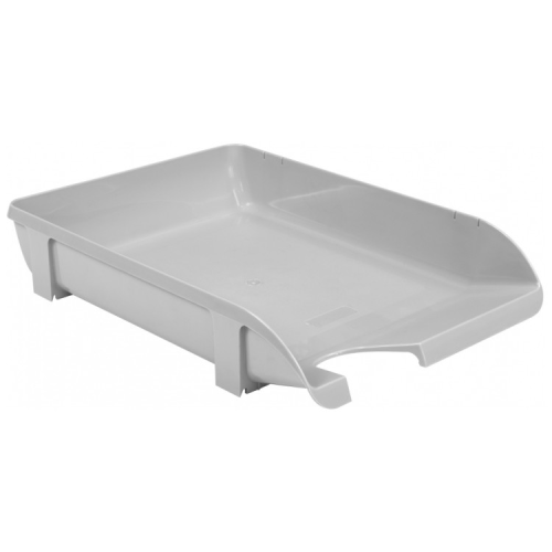 Лоток для паперів Economix горизонтальний пластик, сірий (E31801-10)