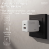 Зарядний пристрій Digitus 1xUSB-C + 1xUSB PD45W GaN white (DA-10302)