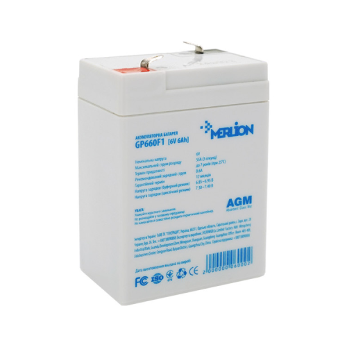 Батарея до ДБЖ Merlion 6V-6Ah (GP660F1)