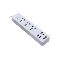 Сетевой фильтр питания Voltronic TВ-Т08, 3роз, 4*USB White (ТВ-Т08-White)