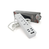 Сетевой фильтр питания Voltronic TВ-Т08, 3роз, 4*USB White (ТВ-Т08-White)