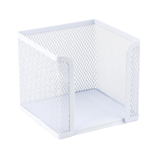 Підставка-куб для листів і паперів Axent 100x100x100mm, mesh, white (2112-21-A)