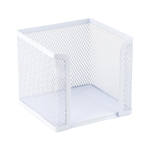 Підставка-куб для листів і паперів Axent 100x100x100mm, mesh, white (2112-21-A)